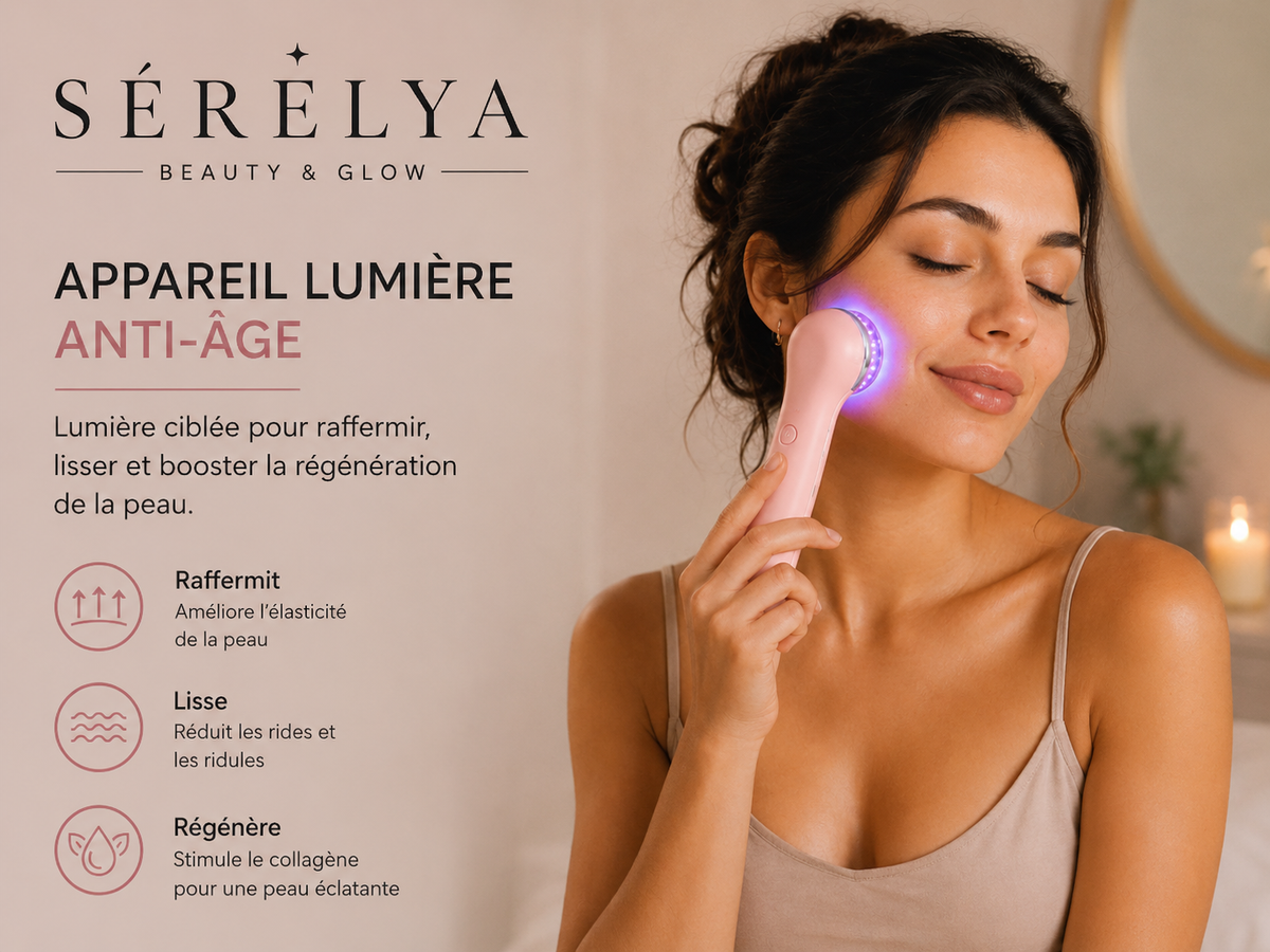 SÉRÉLYA Glow Sculpt™ – Appareil de Massage Visage