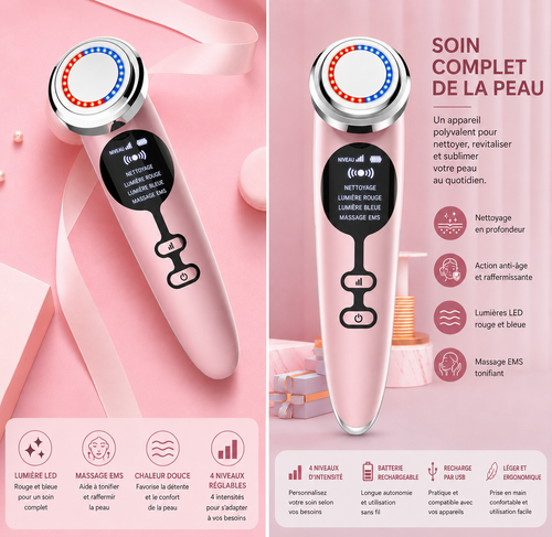SÉRÉLYA Glow Sculpt™ – Appareil de Massage Visage